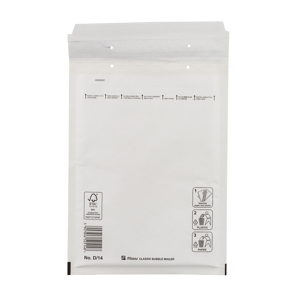 Klika - Luchtkussen enveloppen wit 180 x 265 mm (d/14)