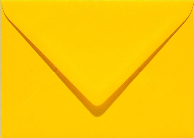 Enveloppe Papicolor EA5 156x220mm pointillé jaune