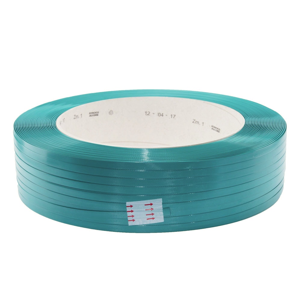 Klika - Pet band 12 mm x 06 mm 2500 meter groen (embossed)