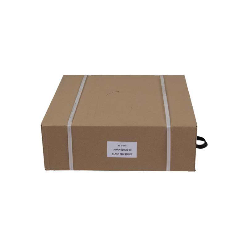 Klika - Dispenserdoos pp band 16 mm x 055 mm 1000 meter zwart