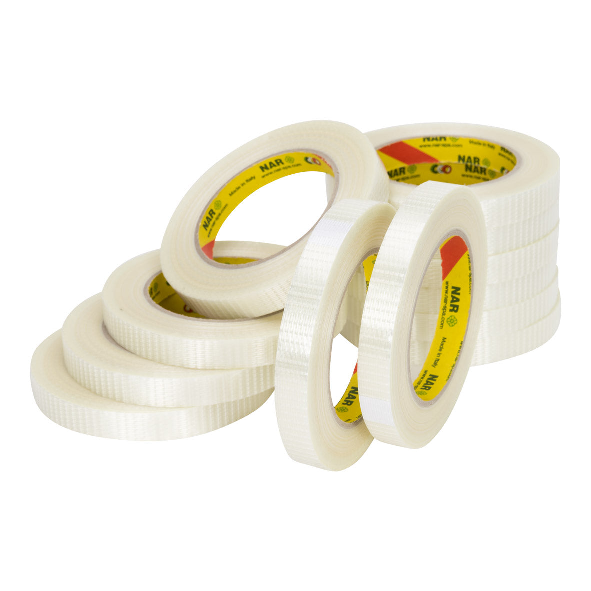 NAR - Pp hotmelt e versterkt (nar) transparant 15 mm x 50 meter | 10 stuks