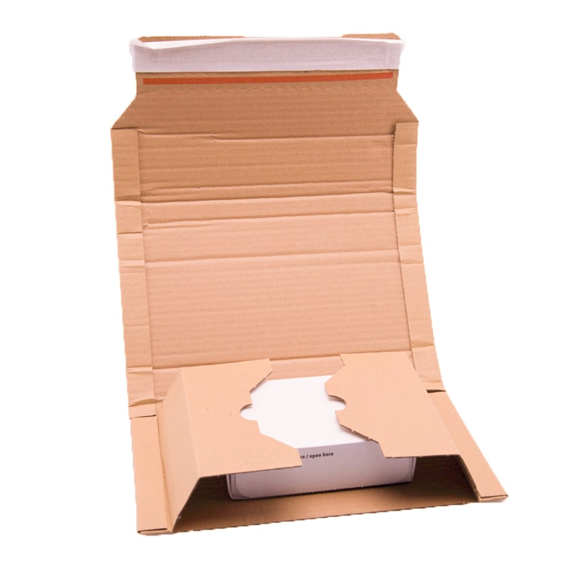 Klika - Boekverpakking 325 x 250 x 0-80 mm (a4+) bruin | 25 stuks