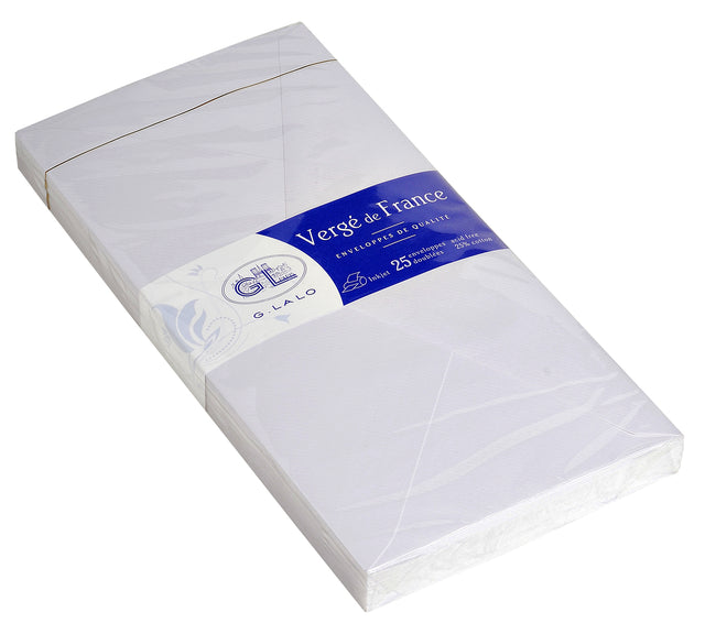 G.LALO - Envelop lalo bank dl 110x220 gevergeerd wit