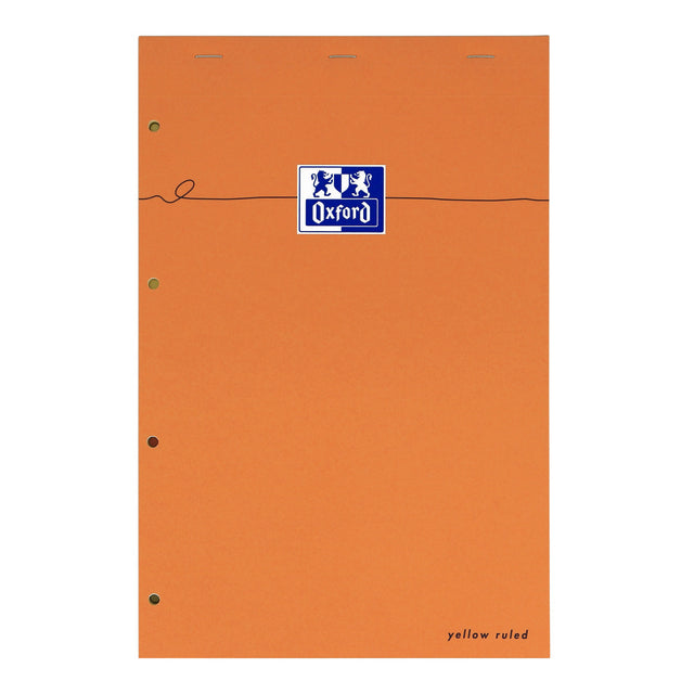 Bloc-notes Oxford Everyday A4+ ligne 80 feuilles jaune | 5 pièces