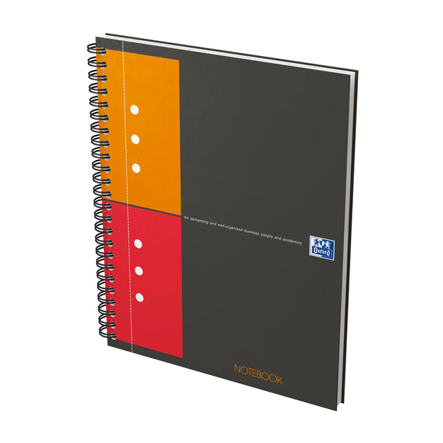 Bloc spirale Oxford International Notebook A5+ losange 5mm | 5 pièces