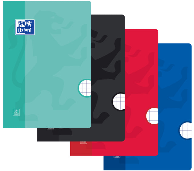 Cahier Oxford school A4 72 pages diamant 10mm assorties | 10 morceaux