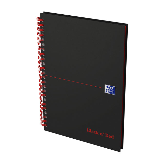 Carnet Oxford Black n' Red A5 ligne 70 feuilles