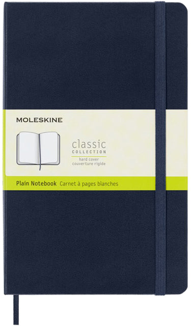 Moleskine - Notitieboek moleskine l 130x210mm blc hc sapph bl