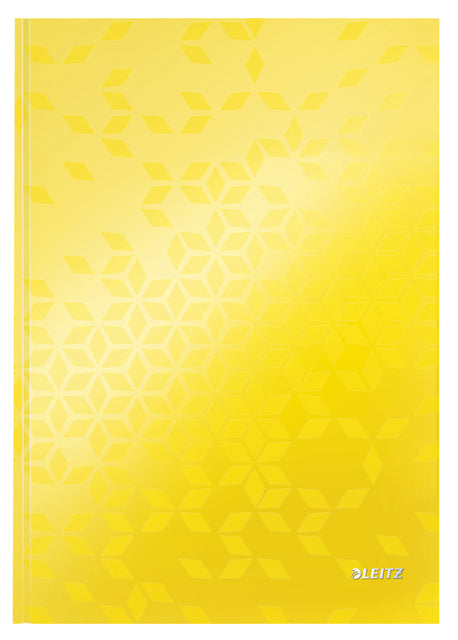 Cahier Leitz WOW A4 160 pages 90gr ligne jaune