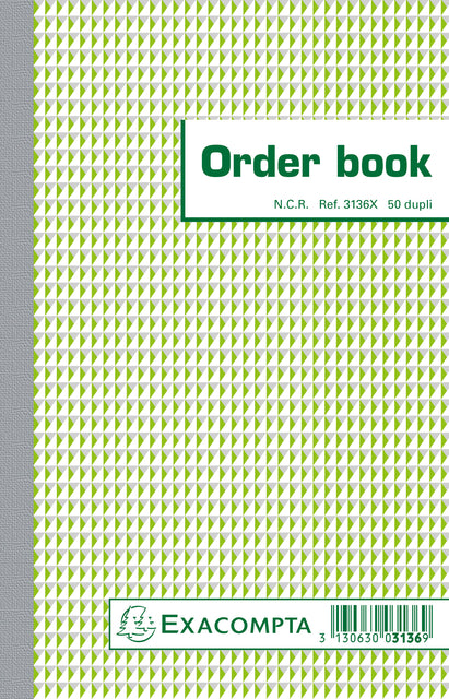 Exacompta - Orderboek exacompta 210x135mm 50x2vel | 10 stuks
