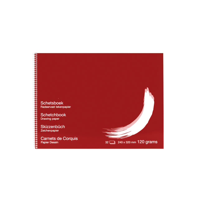 Papyrus - Schetsboek papyrus 240x320mm 120gr 32 vel | 10 stuks