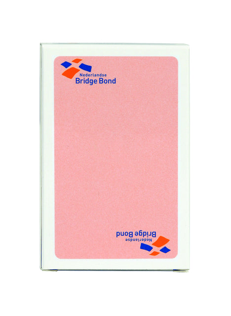 Bridge Bond - Speelkaarten bridge bond roze | 12 stuks