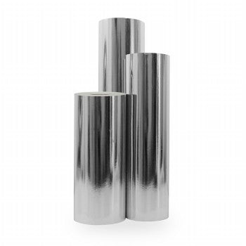 Klika - Cadeaupapier - Geschenkpapier - Metallic zilver papier 30 cm