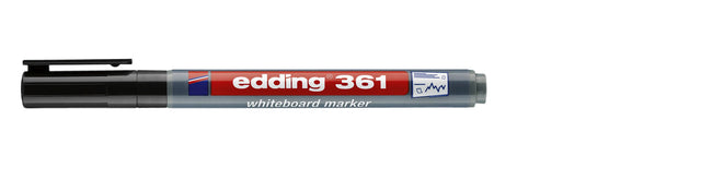 Edding - Whiteboardmarker edding 361 rond 1mm zwart