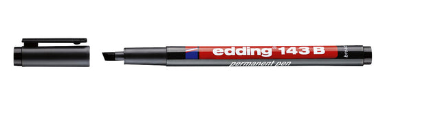 Pointe feutre edding 143 burin 1-3mm noir