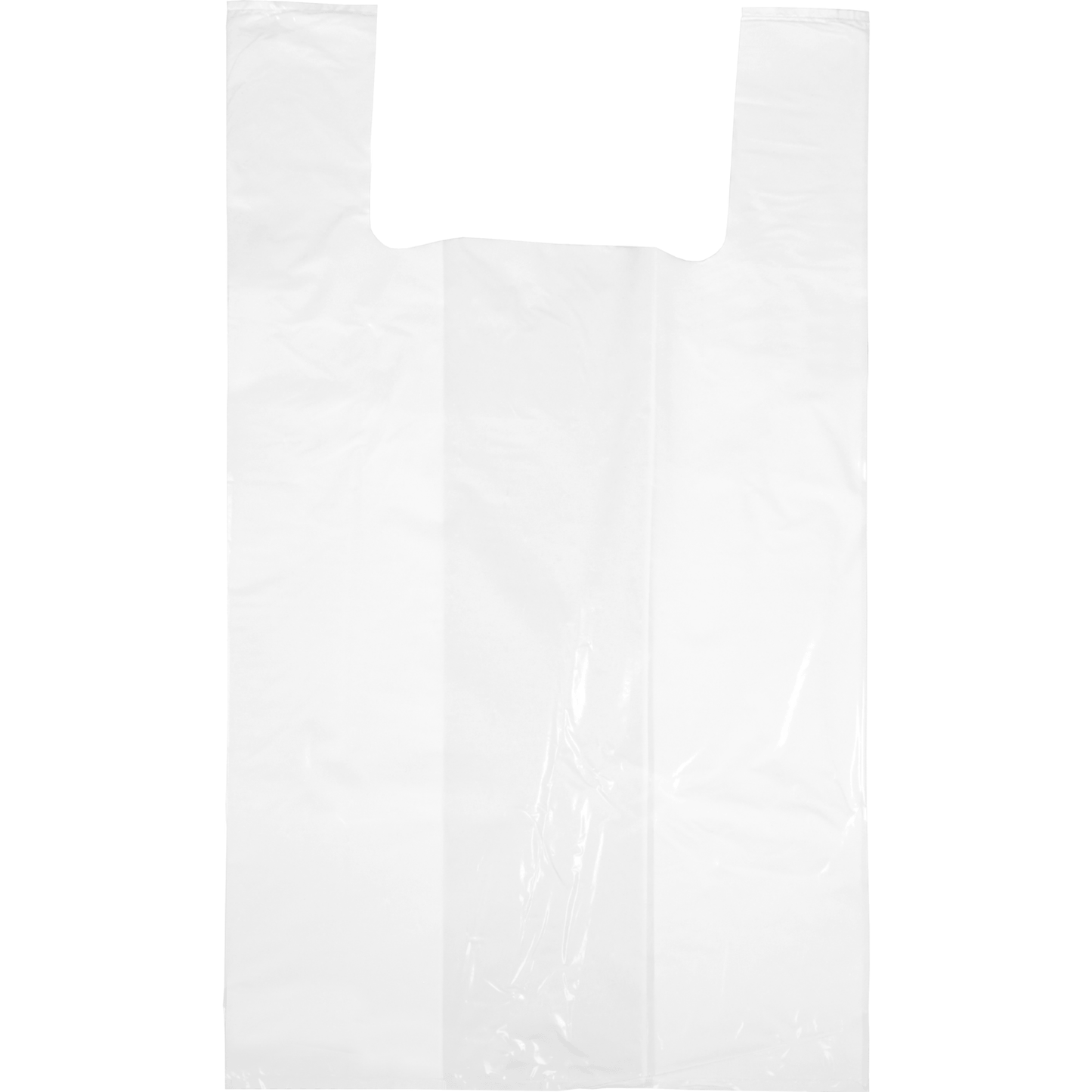 Klika - Tas | LLDPE | geblokt | 30x 10x60cm | hemddraagtas | wit | 1000 stuks
