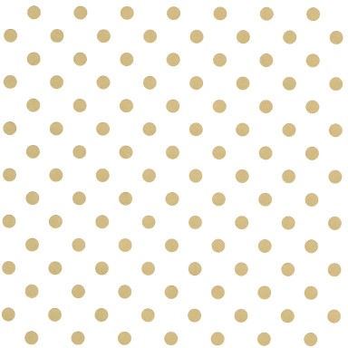 Klika - Cadeaupapier - Geschenkpapier - White with gold dots 70 cm