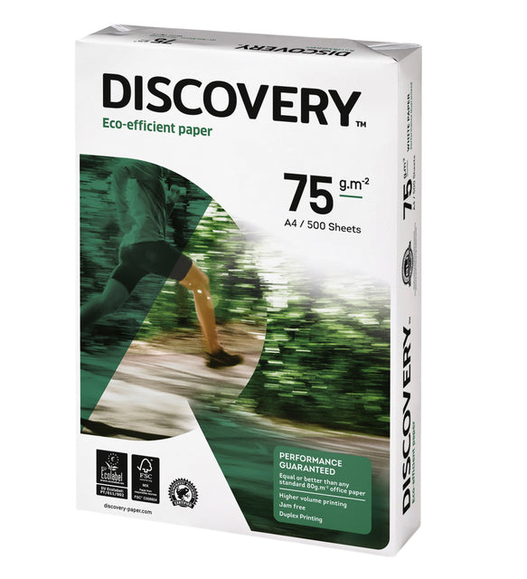 Discovery - Kopieerpapier discovery a4 75gr wit
