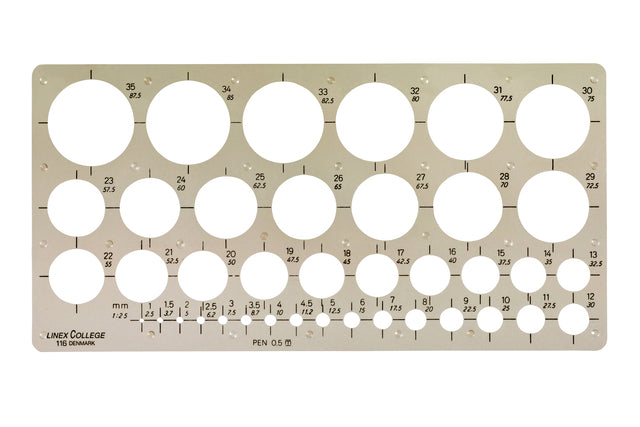 Gabarit cercle LINEX coll-116