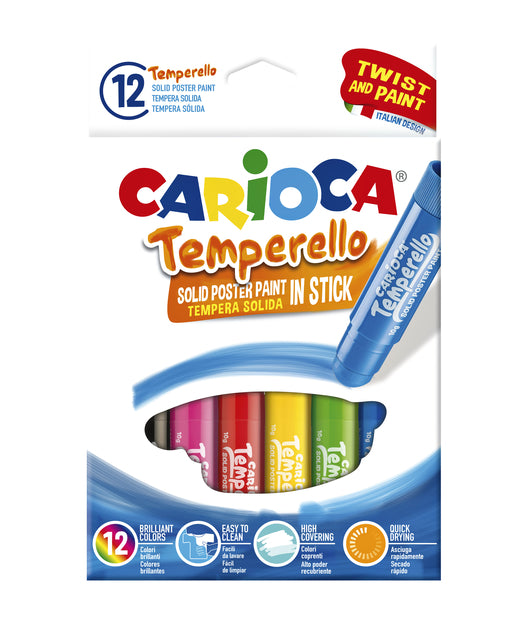 Carioca - Plakkaatverf carioca temperello 12 stuks