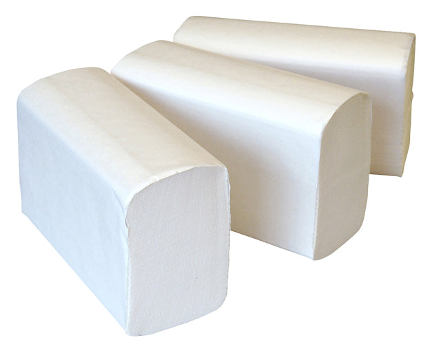 Cleaninq - Handdoek cleaninq i-vouw 2-laags wit