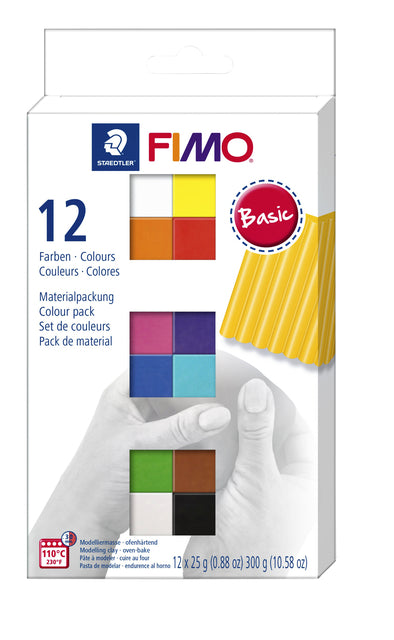 Fimo Staedtler - Klei fimo soft colour basic assorti