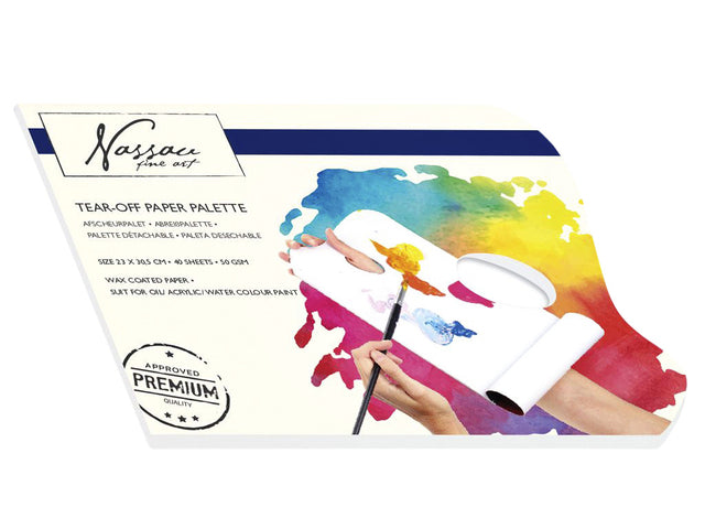 Tear off palette nassau art block 40v | 48 pièces