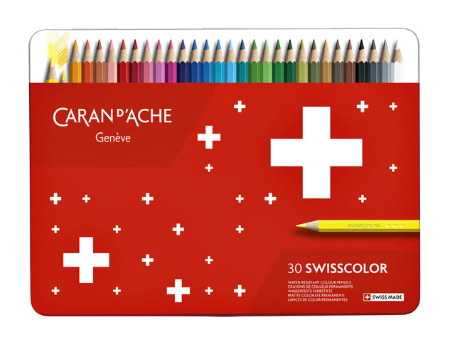 Caran d'ache - Kleurpotloden caran d ache swisscolor 30 stuks ass