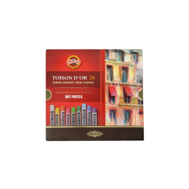Pastel koh-i-noor toison 8514 rond 24 assortis