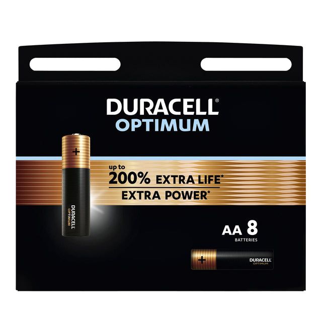 Duracell - Batterij duracell optimum 200 procent 8x aa
