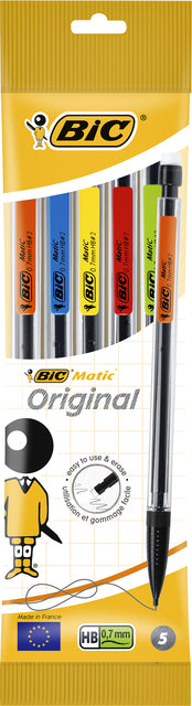 Bic - Vulpotlood bic matic original hb 0.7mm assorti