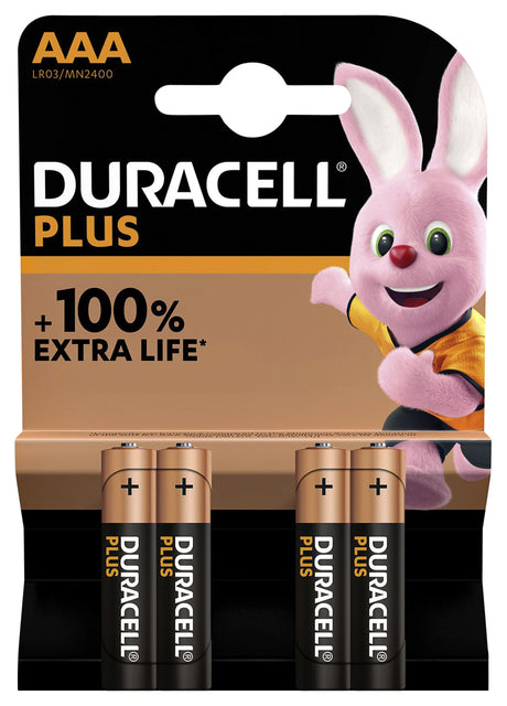 Batterie Duracell Plus 4xAAA