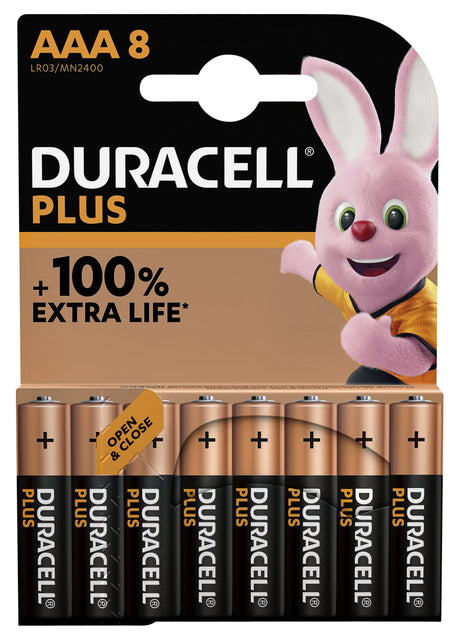 Batterie Duracell Plus 8xAAA
