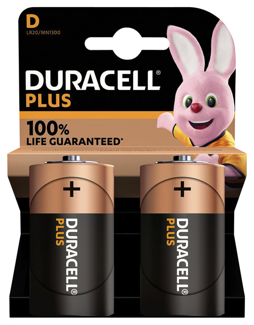 Batterie Duracell Plus 2xD