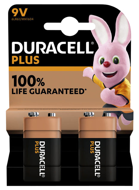 Batterie Duracell Plus 2x9Volt