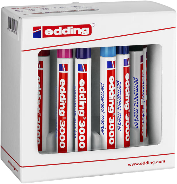 Edding - Viltstift edding 3000 rond 1.5-3mm set10 assorti