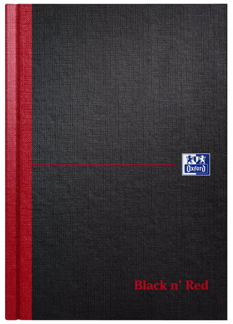Carnet Oxford Black n' Red A5 96 feuillets