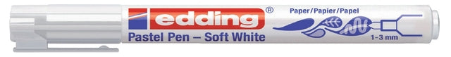Stylo feutre edding 1500 blanc doux | 10 morceaux