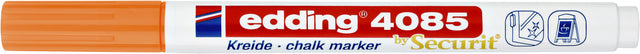 Marqueur craie edding by Securit 4085 rond 1-2mm orange fluo | 10 morceaux