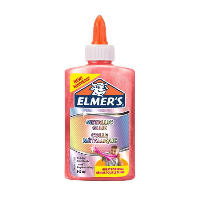 Colle pour enfants Elmer's rose métallique