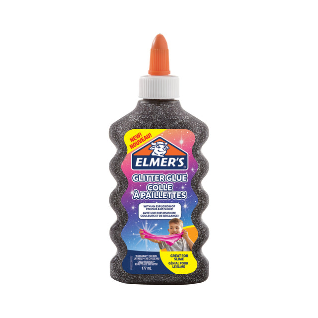 Colle pour enfants Elmer's glitter noir