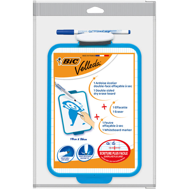 Bic - Whiteboard bic 19x26cm met stift en wisser | 1080 stuks