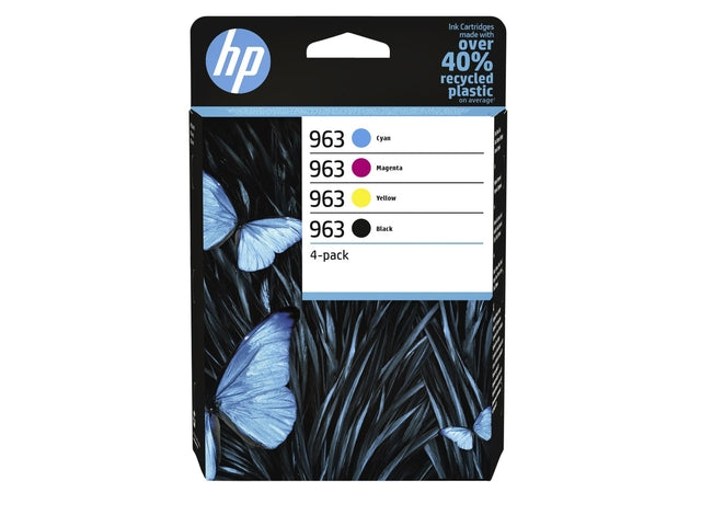 HP - Inktcartridge hp 6zc70ae 963 zwart + 3 kleuren
