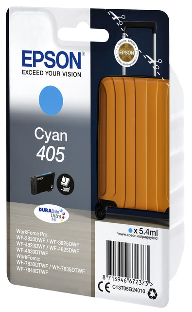 Cartouche d'encre Epson 405 bleu