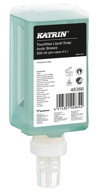 Katrin - Handzeep katrin vloeibaar 500ml arctic breeze | 12 stuks