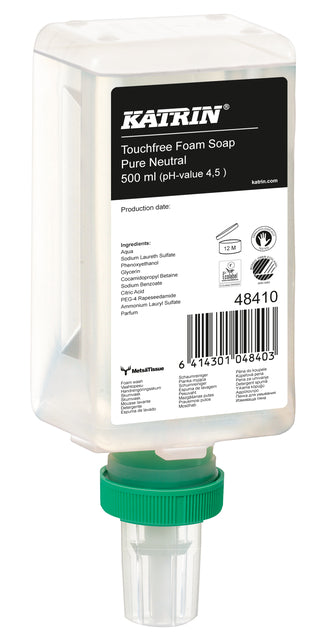 Katrin - Handzeep katrin pure neutral schuim 500ml | 12 stuks