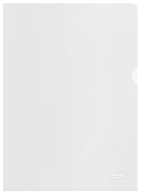 Chemise de classement Chemise en L Esselte A4 100% recyclé PP transparent mat | 310 pièces