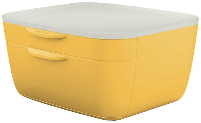 Bloc tiroir Leitz Cosy 2 tiroirs jaune