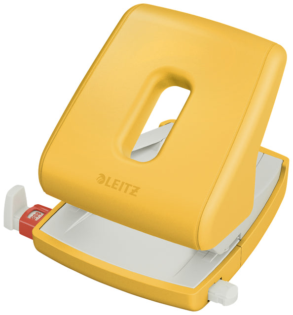 Perforateur Leitz Cosy 2 trous 30 feuilles jaune | 6 morceaux