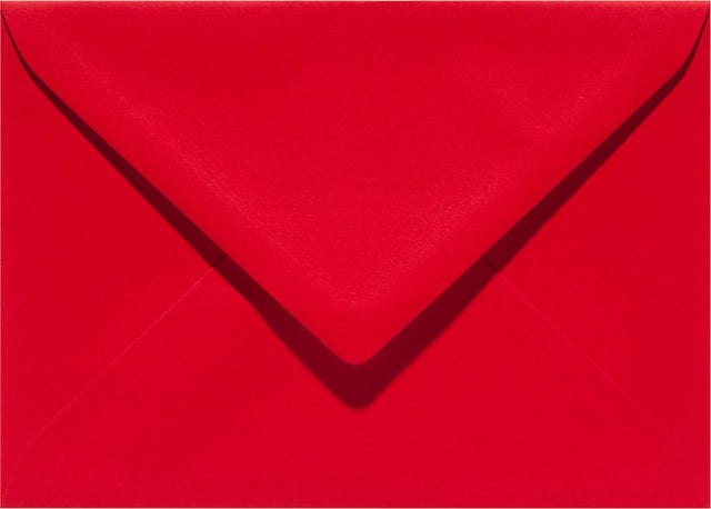 Enveloppe Papicolor EA5 156x220mm rouge | 75 pièces